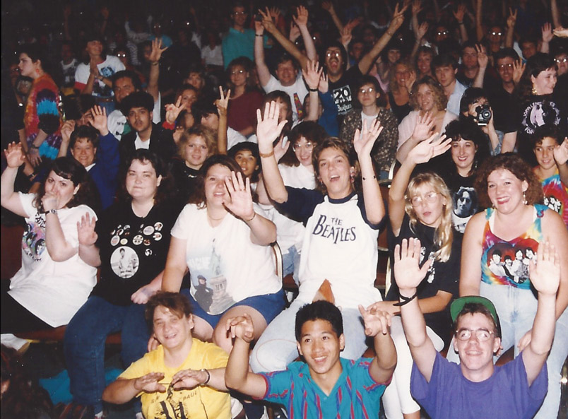 Liverpool is on stage, and their friends in the audience are supplying some extra energy - Chicago `02